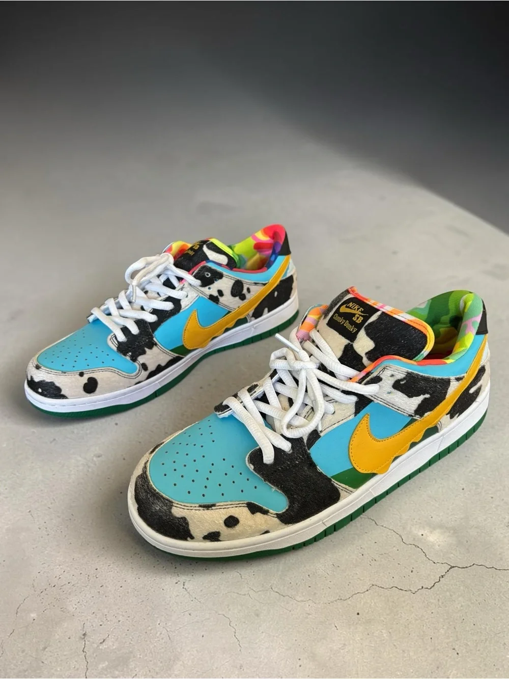 Nike SB Dunk Low Chunky Dunky collaboration Ben & Jerry's Men’s 13.5 New No Box - Picture 2 of 12